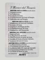 Immagine di 'Card rosario con Papa Francesco'