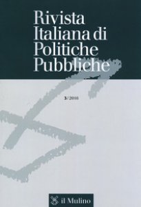 Copertina di 'Rivista italiana di politiche pubbliche (2016)'