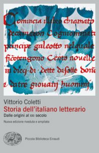Copertina di 'Storia dell'italiano letterario. Dalle origini al XXI secolo'