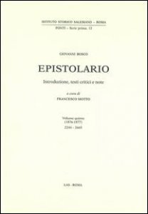 Copertina di 'Epistolario G. Bosco vol.5'