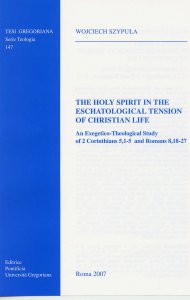 Copertina di 'The holy spirit in the eschatological tension of christian life'