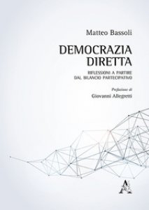 Copertina di 'Democrazia diretta. Riflessioni a partire dal bilancio partecipativo'