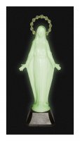 Immagine di 'Statua Madonna Miracolosa fosforescente 14 cm'