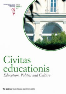 Copertina di 'Civitas educationis. Education, politics and culture (2017)'
