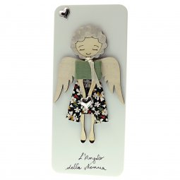 Copertina di 'Quadretto MessAngelo "L'angelo della Nonna" - dimensioni 22 x 9,5 cm'