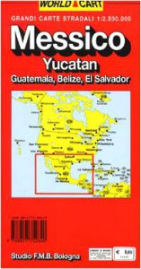 Copertina di 'Messico. Yucatan. Guatemala. Belize. El Salvador 1:2.500.000'