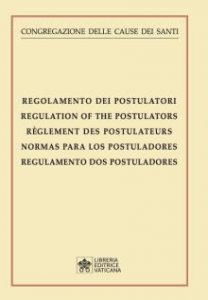 Copertina di 'Regolamento dei Postulatori'