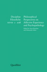 Copertina di 'Discipline filosofiche (2018)'