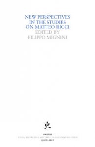 Copertina di 'New perspectives in the studies on Matteo Ricci'