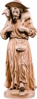 Buon pastore - Demetz - Deur - Statua in legno brunito a 3 colori. Altezza pari a 100 cm.