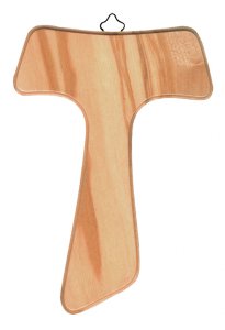 Copertina di 'Croce tau in legno di ulivo con scatola'