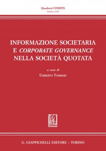 Copertina di 'Informazione societaria e corporate governance nella societ quotata'