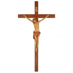 Copertina di 'Crocifisso in legno con Cristo - altezza 170cm'