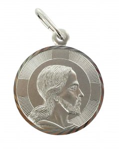 Copertina di 'Medaglia Volto di Cristo in argento 925, tonda - 2,2 cm'