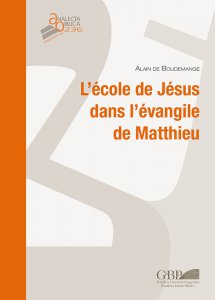 Copertina di 'L'école de Jésus dans l'évangile de Matthieu'