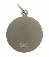 Immagine di 'Medaglia Battesimo in argento 925, tonda - 2 cm circa'