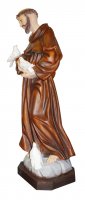 Immagine di 'Statua San Francesco in resina dipinta a mano - 60 cm'