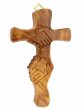 Croce "dell'amicizia" in legno d'ulivo - altezza 15 cm