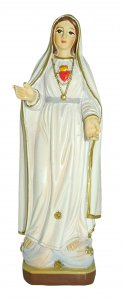 Copertina di 'Statua della Madonna di Fatima da 12 cm in confezione regalo con segnalibro in IT/EN/ES/FR'