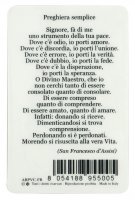 Immagine di 'Card San Francesco in PVC - 5,5 x 8,5 cm - italiano'