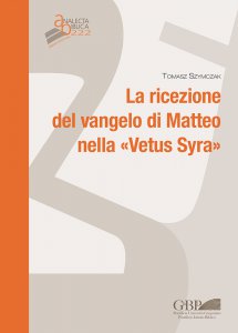 Copertina di 'La ricezione del vangelo di Matteo nella "Vetus Syra"'