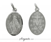 Immagine di 'Medaglia Madonna Miracolosa in argento 925 - 1,8 cm'
