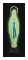 Immagine di 'Statua Madonna di Lourdes fosforescente 20 cm'