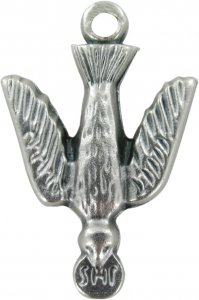 Copertina di 'Medaglia Spirito Santo in metallo ossidato - 2,5 cm'