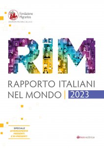 Copertina di 'Rapporto Italiani nel Mondo 2023'