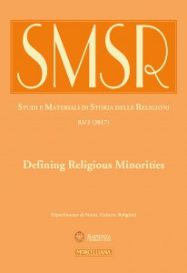 Copertina di 'SMSR. Vol. 83/2 (2017): Defining Religous Minorities.'