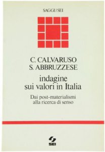 Copertina di 'Indagine sui valori in Italia'