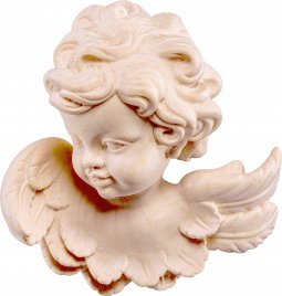 Copertina di 'Testina d'angelo dx - Demetz - Deur - Statua in legno dipinta a mano. Altezza pari a 14 cm.'