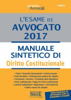 L'esame di Avvocato 2017 - Manuale sintetico di Diritto Costituzionale - Redazioni Edizioni Simone