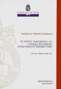 Copertina di 'statut canonique de l'eveque religieux: Evolution et perspectives. (Le)'