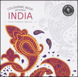 Copertina di 'India. Colouring book antistress'
