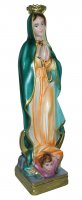Immagine di 'Statua Madonna di Guadalupe in gesso madreperlato dipinta a mano - 30 cm'