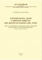 Universitates, censi e imposte dirette nel Regno di Napoli (sec. XVII) - Federico Roggero