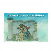 Immagine di 'Calamita/quadretto "Ricordo della Prima Confessione" - dimensioni 8x6 cm'