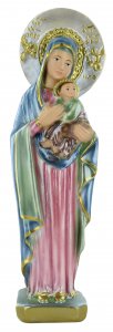 Copertina di 'Statua Madre del Perpetuo Soccorso in gesso madreperlato dipinta a mano - circa 20 cm'