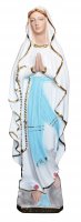 Statua Madonna di Lourdes in gesso madreperlato dipinta a mano - 40 cm