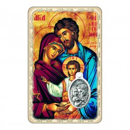 Copertina di 'Card "Famiglia di Nazareth" con preghiera e medaglia - (10 pezzi)'