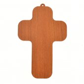 Immagine di 'Croce in legno "Sacra Famiglia" - altezza 13 cm'
