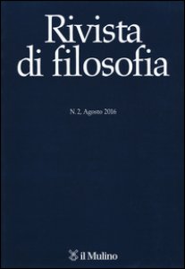Copertina di 'Rivista di filosofia (2016)'