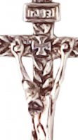 Immagine di 'Croce con Cristo riportato in argento 925 - 4 cm'
