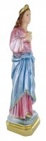 Immagine di 'Statua Santa Lucia in gesso madreperlato dipinta a mano - 40 cm'