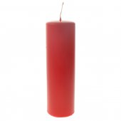 Cero per altare rosso opaco - altezza 20 cm