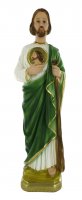 Statua San Giuda Taddeo in gesso dipinta a mano - 40 cm