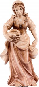 Copertina di 'Pastorella con brocca H.K. - Demetz - Deur - Statua in legno dipinta a mano. Altezza pari a 11 cm.'