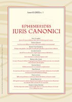 Ephemerides Iuris Canonici. Anno 62 (2022) n. 1.