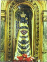 Immagine di 'Quadro Cubo Madonna Loreto (modello B) - 7 x 5,5 cm'